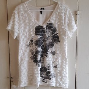 Ruffled Stretch Top by Susan Lawrence